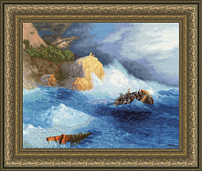 Вышивка МК-104 Кораблекрушение 1876 г.