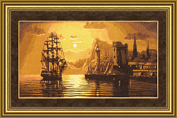 Вышивка ММ-020 Золотой рассвет Вышивка ММ-020 Золотой рассвет