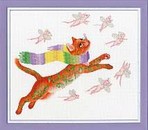 Вышивка ВК-055 Охота на розовых мышей Вышивка ВК-055 Охота на розовых мышей