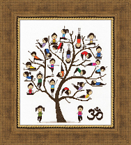 Вышивка ЛЖ-005 Урок йоги