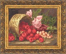 Вышивка СМ-013 Розы и малина