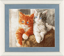 Вышивка НЛ-047 Пушистые котята Вышивка НЛ-047 Пушистые котята