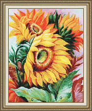 Вышивка Т-009 Цветы солнца №1