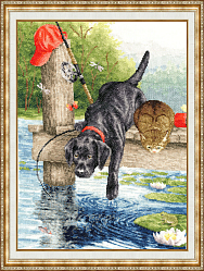 Вышивка НЛ-032 Ловись, рыбка! Вышивка НЛ-032 Ловись, рыбка!